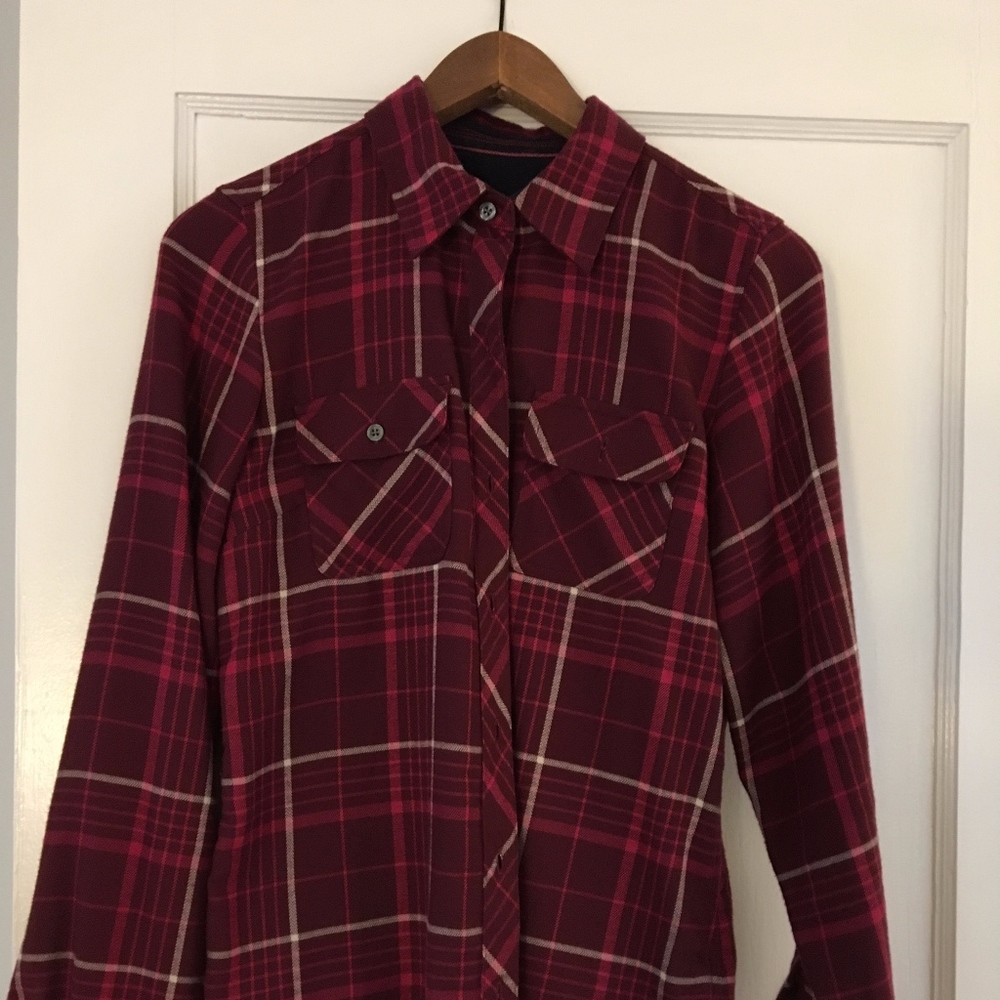 Plaid flannel shirt